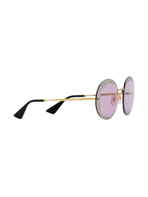 Gucci Eyewear Lunettes De Soleil à Monture Ronde Femme 2 Gucci Eyewear Lunettes De Soleil à Monture Ronde Femme – Image 2