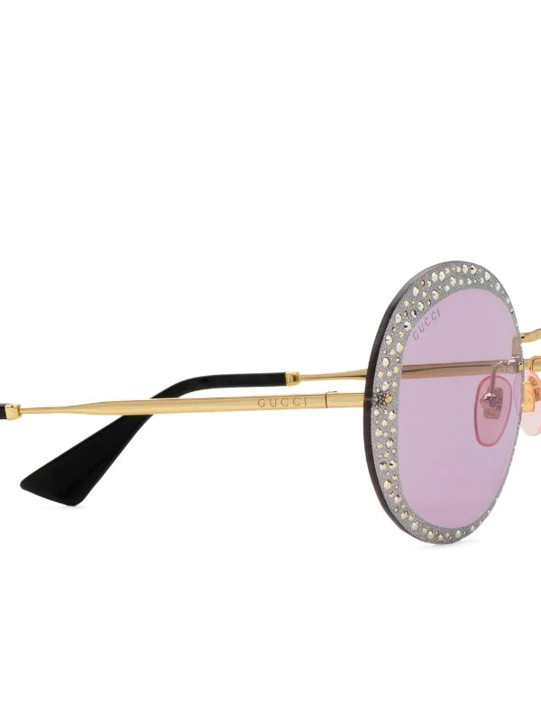 Gucci Eyewear Lunettes De Soleil à Monture Ronde Femme 3 Gucci Eyewear Lunettes De Soleil à Monture Ronde Femme – Image 3