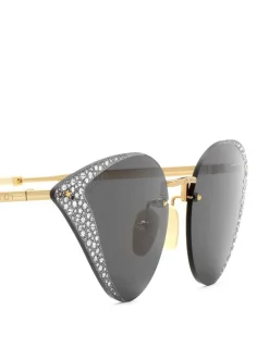 Gucci Eyewear Lunettes De Soleil à Monture Géométrique Femme -Gucci Eyewear Soldes 2022 16818435 33295739 600
