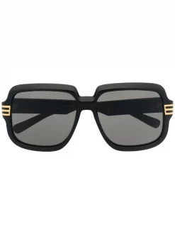 Gucci Eyewear Lunettes De Soleil à Monture Oversize Homme