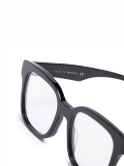 Gucci Eyewear Lunettes De Vue Double G à Monture Carrée Femme -Gucci Eyewear Soldes 2022 16843733 37008811 600