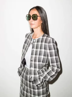 Gucci Eyewear Lunettes De Soleil Horsebit à Monture Carrée Femme 9 Gucci Eyewear Lunettes De Soleil Horsebit à Monture Carrée Femme -Gucci Eyewear Soldes 2022 16843734 36076118 600