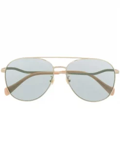 Gucci Eyewear 003 GOLD Lunettes De Soleil Ă Monture Aviateur Femme