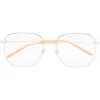 Gucci Eyewear Lunettes De Vue à Monture Ronde GOLD-GOLD-TRANSPARENT