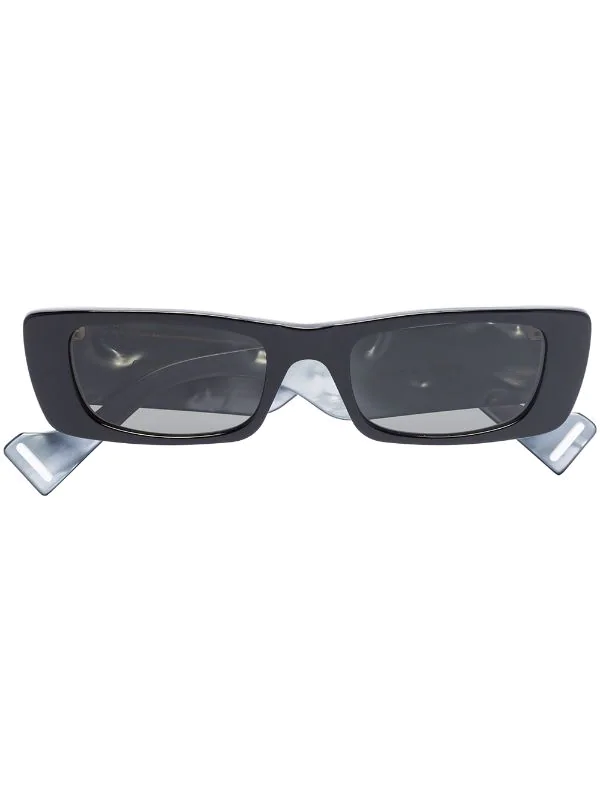 ( Nouvelle Collection ) Gucci Eyewear Lunettes De Soleil à Monture Rectangulaire Black-black-grey 1 ( Nouvelle Collection ) Gucci Eyewear Lunettes De Soleil à Monture Rectangulaire Black-black-grey