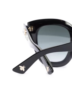 Gucci Eyewear Black-black-grey Lunettes De Soleil à Monture Carrée Femme 5 Gucci Eyewear Black-black-grey Lunettes De Soleil à Monture Carrée Femme -Gucci Eyewear Soldes 2022 16844704 34886129 600