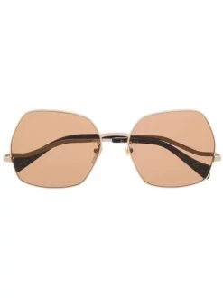 Gucci Eyewear Lunettes De Soleil à Monture Oversize Femme