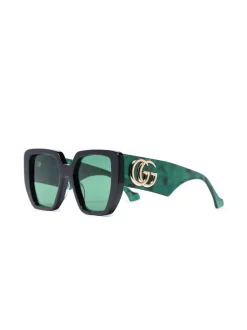 Gucci Eyewear Lunettes De Soleil à Monture Carrée Oversize Femme -Gucci Eyewear Soldes 2022 16845236 35977300 600