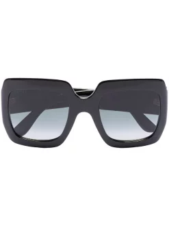 Gucci Eyewear Lunettes De Soleil GG à Monture Oversize Femme