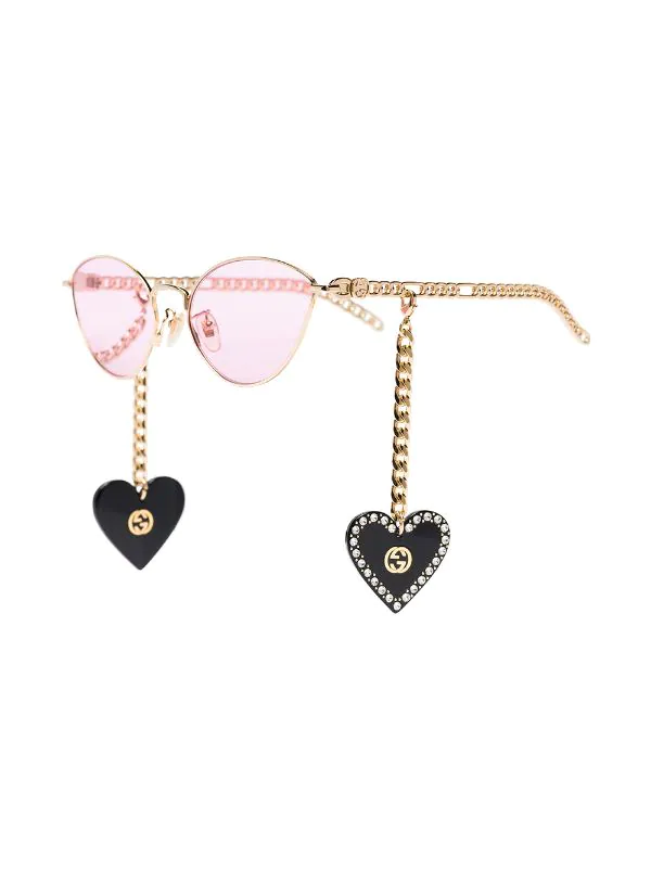 Gucci Eyewear Lunettes De Soleil GG à Monture Papillon GOLD-GOLD-PINK 3 Gucci Eyewear Lunettes De Soleil GG à Monture Papillon GOLD-GOLD-PINK – Image 3