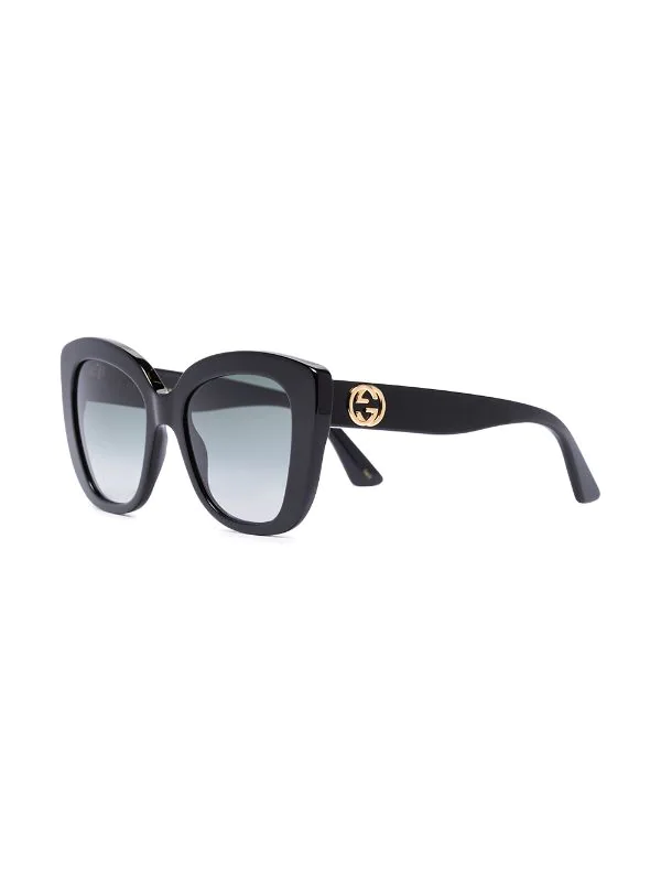 Gucci Eyewear Black-black-grey Lunettes De Soleil à Monture Oversize Femme 2 Gucci Eyewear Black-black-grey Lunettes De Soleil à Monture Oversize Femme – Image 2