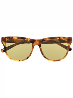 Gucci Eyewear 003 Lunettes De Soleil à Effet écaille De Tortue Homme