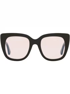 Gucci Eyewear Lunettes De Soleil à Monture D'inspiration Wayfarer Femme