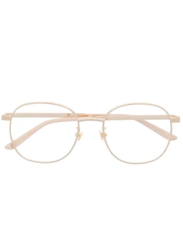 Gucci Eyewear 006 GOLD Lunettes De Vue à Monture Ronde Femme 1 Gucci Eyewear 006 GOLD Lunettes De Vue à Monture Ronde Femme
