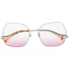 Gucci Eyewear Lunettes De Soleil à Monture Oversize Femme