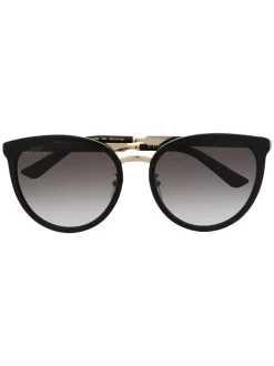 ( Nouvelle Collection ) Gucci Eyewear Lunettes De Soleil à Monture Oversize Femme