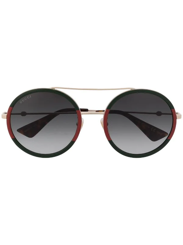 Gucci Eyewear Lunettes De Soleil à Monture Ronde Femme 1 Gucci Eyewear Lunettes De Soleil à Monture Ronde Femme