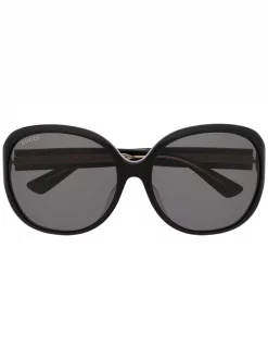 Gucci Eyewear Lunettes De Soleil GG à Monture Ronde 1