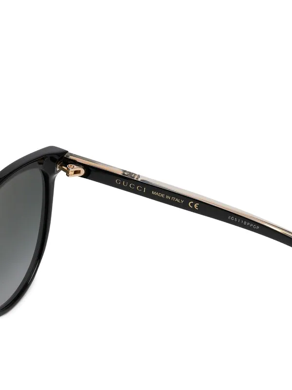 Gucci Eyewear Lunettes De Soleil à Bandes Web Femme 3 Gucci Eyewear Lunettes De Soleil à Bandes Web Femme – Image 3
