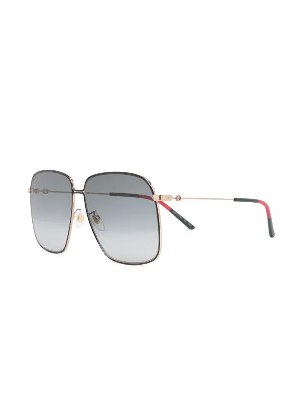 Gucci Eyewear Lunettes De Soleil GG à Monture Rectangulaire Femme 2 Gucci Eyewear Lunettes De Soleil GG à Monture Rectangulaire Femme – Image 2