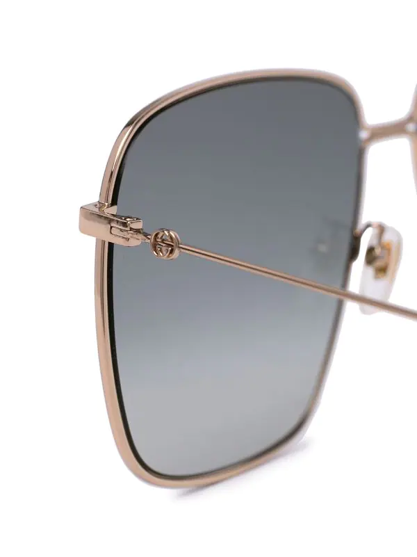 Gucci Eyewear Lunettes De Soleil GG à Monture Rectangulaire Femme 3 Gucci Eyewear Lunettes De Soleil GG à Monture Rectangulaire Femme – Image 3
