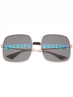 Gucci Eyewear Lunettes De Soleil Gucify à Monture Rectangulaire Femme
