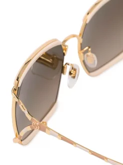 Gucci Eyewear Lunettes De Soleil à Monture Carrée 3 5 Gucci Eyewear Lunettes De Soleil à Monture Carrée 3 -Gucci Eyewear Soldes 2022 17185993 35368414 600
