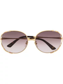 Gucci Eyewear Lunettes De Soleil à Monture Oversize Femme