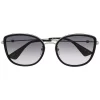 Gucci Eyewear Lunettes De Soleil à Monture Ronde Femme
