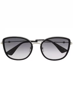 Gucci Eyewear Lunettes De Soleil à Monture Ronde Femme