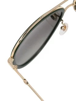 Gucci Eyewear 3 Lunettes De Soleil à Monture Aviateur Femme -Gucci Eyewear Soldes 2022 17186746 35368421 600