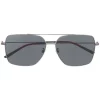 Gucci Eyewear 8112 Silver Lunettes De Soleil à Monture Aviateur Femme