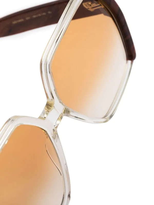 ( Nouvelle Collection ) Gucci Eyewear Lunettes De Soleil à Monture Carrée 001 65 YELLOW-BROWN-ORANGE 4 ( Nouvelle Collection ) Gucci Eyewear Lunettes De Soleil à Monture Carrée 001 65 YELLOW-BROWN-ORANGE – Image 4