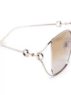 ( Nouvelle Collection ) Gucci Eyewear Lunettes De Soleil Horsebit à Monture Oversize 004 61 GOLD-GOLD-BROWN 6 ( Nouvelle Collection ) Gucci Eyewear Lunettes De Soleil Horsebit à Monture Oversize 004 61 GOLD-GOLD-BROWN -Gucci Eyewear Soldes 2022 17347810 36681524 600