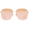 Gucci Eyewear Lunettes De Soleil à Monture Carrée 8057 GOLD