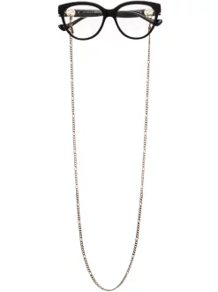 Gucci Eyewear Lunettes De Vue à Monture Ovale Femme