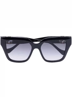 ( Nouvelle Collection ) Gucci Eyewear Lunettes De Soleil GG à Monture Oversize 001 54 BLACK-BLACK-GREY