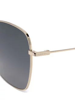 Gucci Eyewear Lunettes De Soleil à Monture Oversize Homme -Gucci Eyewear Soldes 2022 17418919 36066751 600