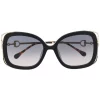 ( Nouvelle Collection ) Gucci Eyewear 002 BLACK Lunettes De Soleil à Monture Oversize Femme