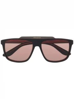 Gucci Eyewear Lunettes De Soleil Ă Monture Aviateur 003