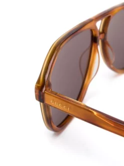 Gucci Eyewear Lunettes De Soleil à Monture Aviateur Homme -Gucci Eyewear Soldes 2022 17435386 36144382 600