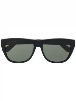 Gucci Eyewear Lunettes De Soleil Ă Logo Homme
