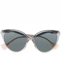 Gucci Eyewear Lunettes De Soleil à Monture Papillon 002