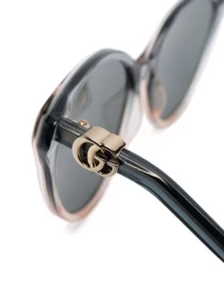 Gucci Eyewear Lunettes De Soleil à Monture Papillon 002 -Gucci Eyewear Soldes 2022 17435400 36140667 600