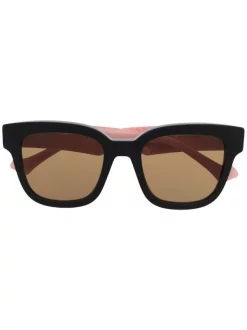 Gucci Eyewear Lunettes De Soleil à Monture Carrée Femme
