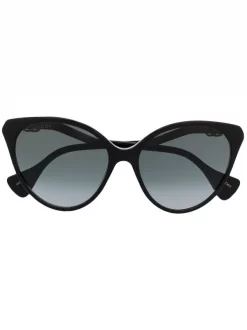 Gucci Eyewear Lunettes De Soleil à Monture Papillon Oversize 001 BLACK