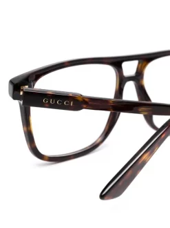 Gucci Eyewear Lunettes De Vue à Monture Aviateur Homme -Gucci Eyewear Soldes 2022 17437155 36120856 600