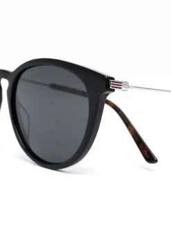 Gucci Eyewear 001 BLACK Lunettes De Soleil à Monture Papillon Homme -Gucci Eyewear Soldes 2022 17437161 36121380 600