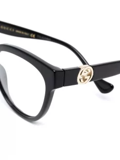 Gucci Eyewear Lunettes De Vue à Monture Papillon 006 BLACK -Gucci Eyewear Soldes 2022 17437162 36120719 600