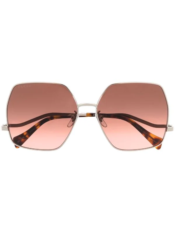 ( Nouvelle Collection ) Gucci Eyewear 004 SILVER Lunettes De Soleil à Monture Carrée Femme 1 ( Nouvelle Collection ) Gucci Eyewear 004 SILVER Lunettes De Soleil à Monture Carrée Femme
